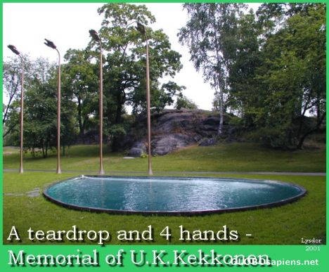 Postcard KEKKONEN MEMORIAL