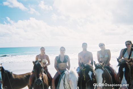 Postcard Me and some ladies in Fiji