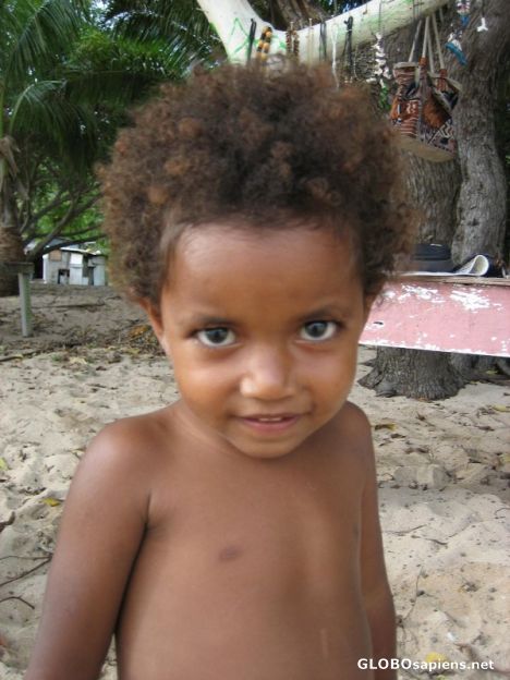 Postcard Fiji Girl