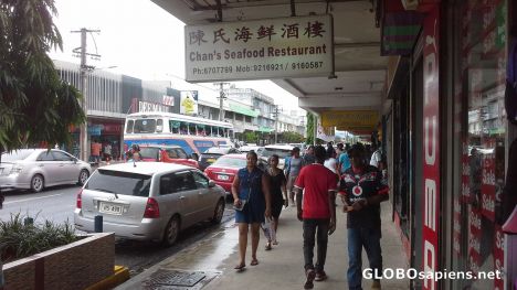 Postcard Main street Nadi