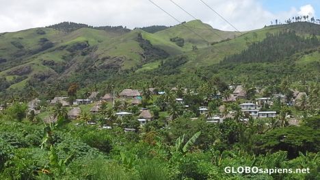 Postcard Navala village