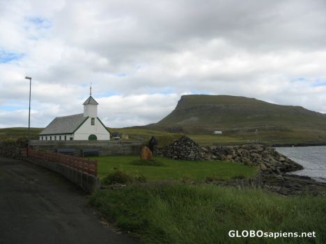 Postcard Nolsoy Church