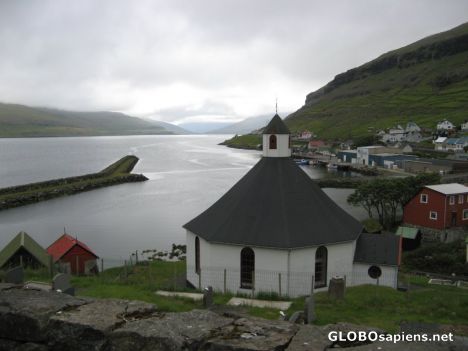 Postcard Octagonal church