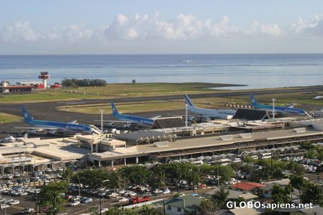 Postcard Tahiti Faa'a International Airport
