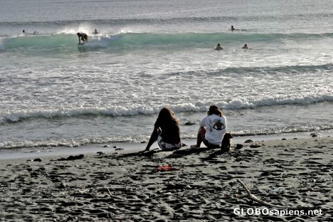 Postcard Papara surfers' beach - Tahiti
