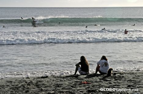 Postcard Papara surfing spot - Tahiti