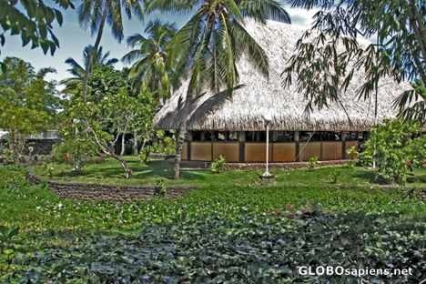Postcard Faa'a Town Hall - Tahiti