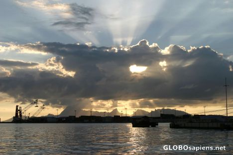 Postcard Sunset in Papeete
