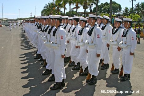 Postcard Papeete: Esmeralda - Armada Chilena