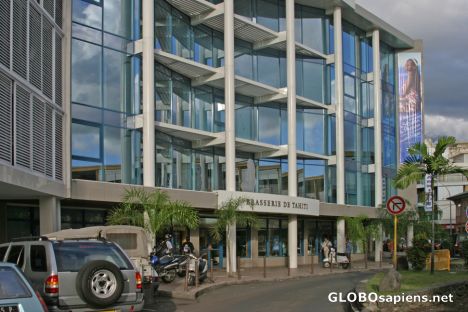 Postcard Papeete: Tahiti Brewery Registered Office