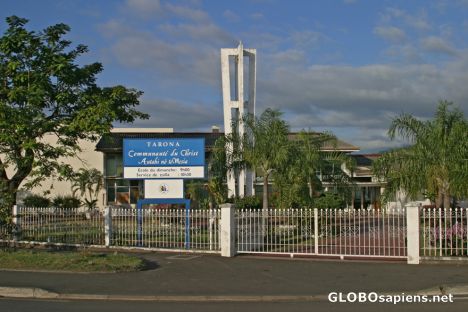 Postcard Papeete: Sanito Church