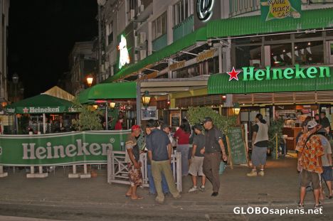 Postcard Papeete at night