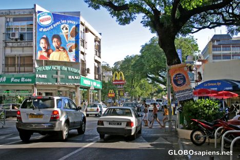 Postcard Downtown Papeete