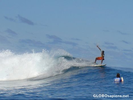 Postcard TAHITI - TEAHUPOO