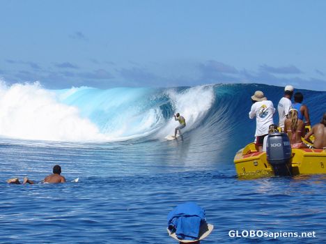 Postcard TAHITI - TEAHUPOO
