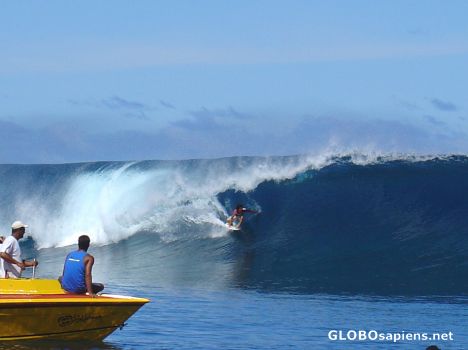Postcard TAHITI - TEAHUPOO