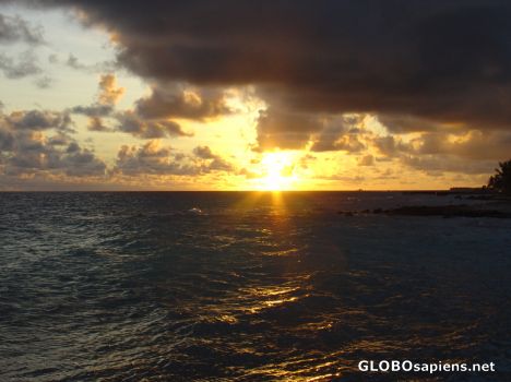 Postcard RANGIROA'S SUNSET