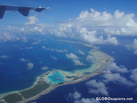 Postcard LE LAGON BLEU VU D'AVION - RANGIROA