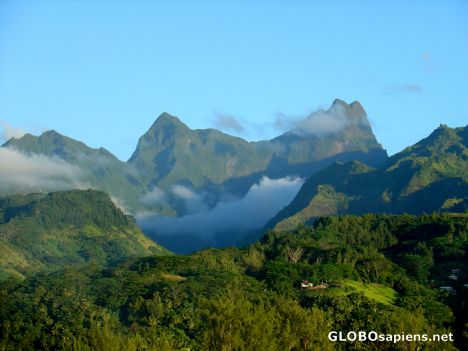 Postcard Mont Orohena