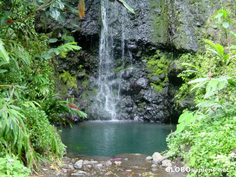 Postcard Cascade de la vallée de la Maroto