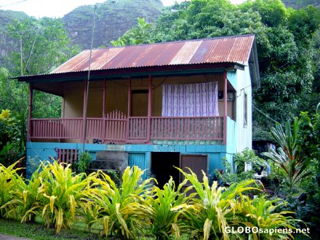 Postcard les Marquises  - Hiva Oa Hanaiapa