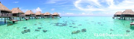 Postcard Mo'orea (PF) - Lagoon at the Hilton Mo'orea