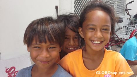 Postcard Kids from Manihi