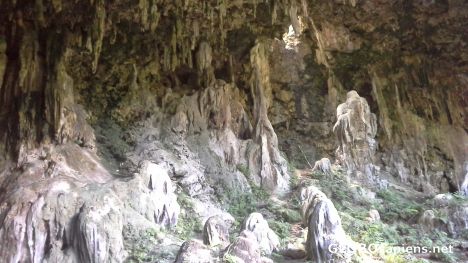 Postcard Grotte Mitterand