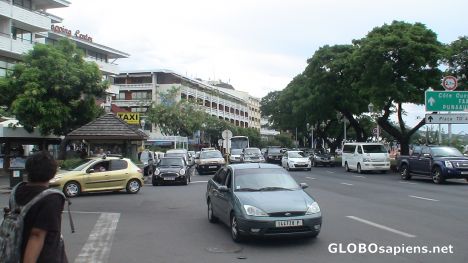 Postcard Boulevard on Papeete
