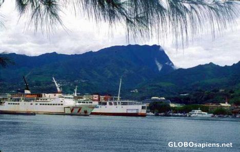 Postcard Capital of French Polynesia