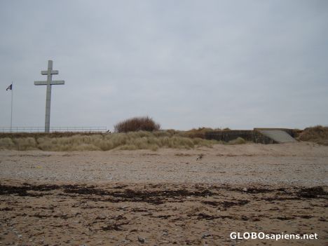 Postcard Juno Beach bunker