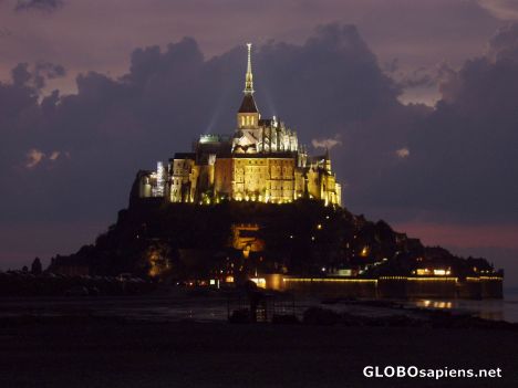 Postcard STORM OVER ST-MICHEL