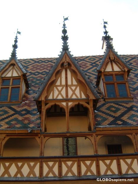 Postcard The hospital of Beaune