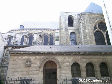 Postcard building st germain