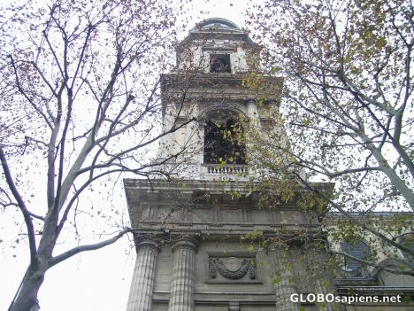 Postcard tower at saint-sulplice