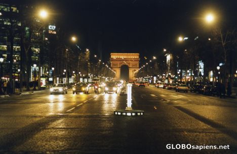 Postcard Champs Elysees