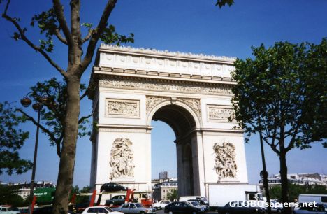 Postcard L'Arc de Triomphe