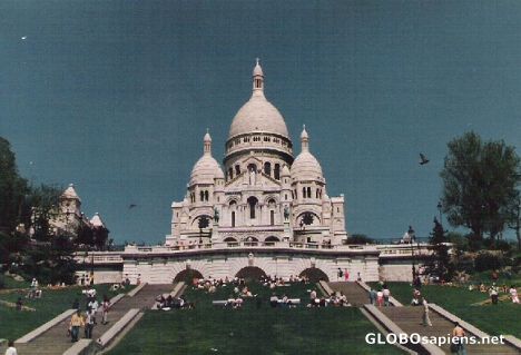 Postcard sacre coeur