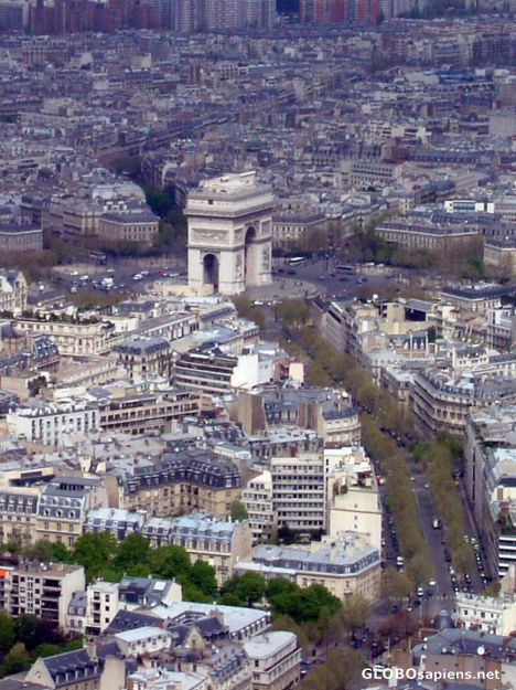 Postcard Arc de Triomphe