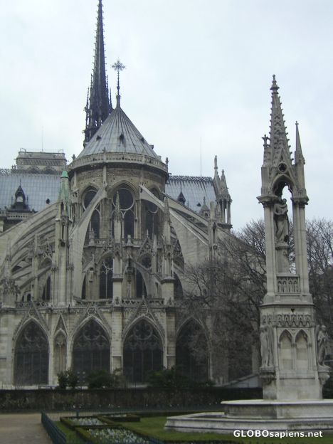 Postcard Notre Dame cathedral