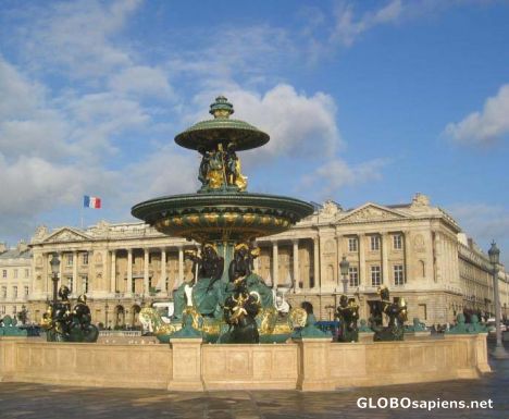 Postcard Place de la Concorde