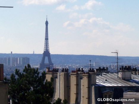Postcard Eiffel tower