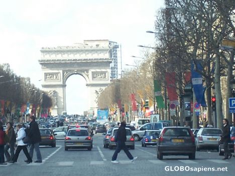 Postcard Champs Elysee