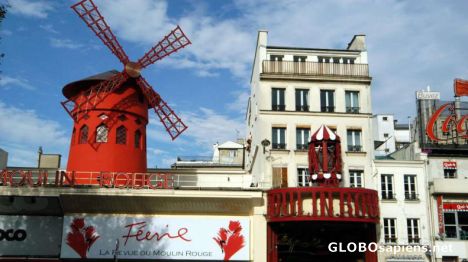 Postcard Moulin Rouge