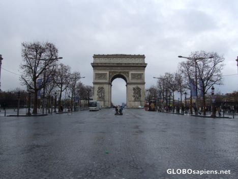 Postcard Arc du Triomphe, Paris