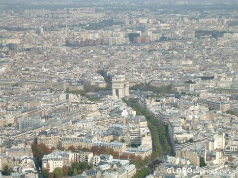 Postcard Arc de Triomphe