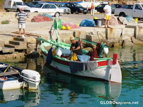 Postcard Fishing Boat