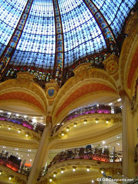 Postcard Galeries Lafayette