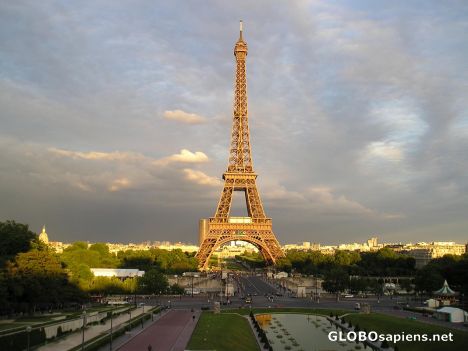 Postcard Sunset at the Eiffel Tower 2