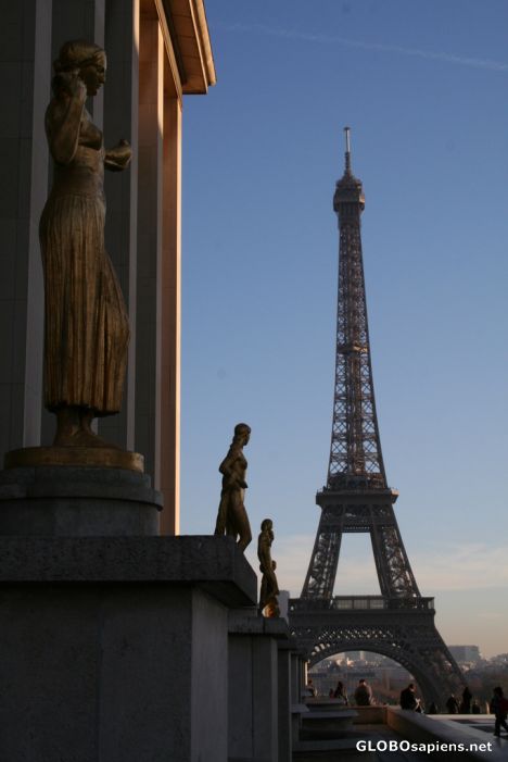 Postcard Eiffel Tower